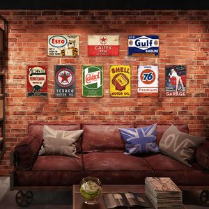 Insegne Vintage in Metallo Personalizzate per Garage, Stile Retrò Stazione di Servizio, Decorazione Murale per Casa, 8x12 Pollici, Poster per Officina Auto d'Epoca - Product Image 5