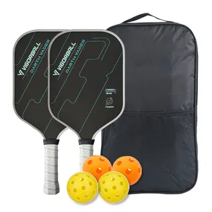 Professional 16MM T700 Carbon Fiber Pickleball Paddle Edge Sealing PP Honeycomb Pickleball Paddle Set