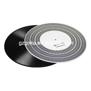 Stroboscope pour disques vinyles LP, vérificateur de vitesse, tachymètre pour platine, testeur de vitesse par stroboscope, tapis stroboscopique en acrylique pour platine - Product Image 4