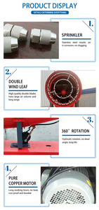 Canon <span class=keywords><strong>à</strong></span> brouillard haute puissance pour la suppression de la poussière sur les chantiers de construction et dans les mines, et système de pulvérisation d'eau pour le contrôle de la pollution atmosphérique - Product Image 5