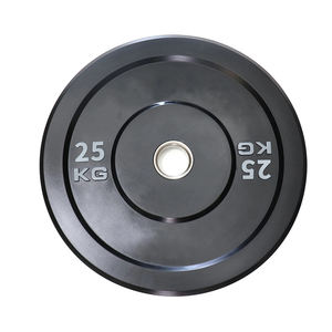 Les plaques pare-chocs en caoutchouc ont placé les disques standard d'haltérophilie pour le bodybuilding - Product Image 3