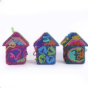 New 3d <b>Cube</b> Toys Multi Sided Tactile Sensory Activity <b>Puzzle</b> Toy Focus Training Toys for Children - Product Image 1