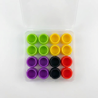 Couvre-bouteilles extensibles en silicone de qualité médicale 6 couleurs pour flacons d'insuline et de peptides et bouteilles de cosmétiques - Vente en gros OEM de haute qualité