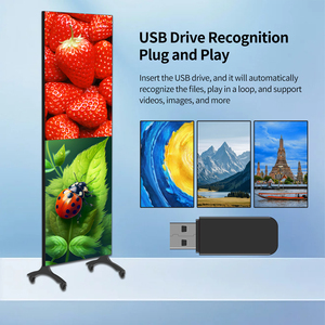 Factory Wholesale Custom High <strong>Quality</strong> IP65 Digital Signage Advertising Smart LED <strong>Poster</strong> for Companies &amp; Malls with Direction - Product Image 2