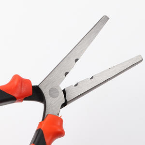 คีมปากแบนยาวสำหรับงานอุตสาหกรรม ทำจากเหล็กกล้าคาร์บอน ปากเรียบ ด้ามจับสีส้ม สำหรับดัดและตัดโลหะ - Product Image 1