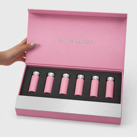   Boîte d'emballage écologique rose pour compléments alimentaires féminins avec logo personnalisé, boîte de capsules nutritionnelles de qualité supérieure pour vitamines et protéines pour femmes
