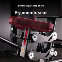 Rack de Sentadillas Sentado de Acero, Equipo de Fitness Comercial con Características de Seguridad, Ajustable y Duradero, para Press de Pecho, Ejercicios de Espalda y Elevación de Hombros