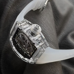 Reloj Tourbillon de Edición Limitada de Lujo y Alta Calidad para Hombre, Caja de Cristal, Diseño de Calavera, Mecánico Automático, Deportivo, Resistente al Agua - Product Image 4