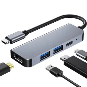 Xput 4 In 1 USB 3.0 tipo C a 4K adattatore HDMI convertitore Hub USB C Type-C Hub adattatore USB 3.0 HDMI PD