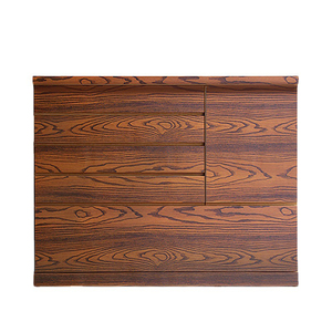 Color madera PVC impermeable a prueba de humedad pegatina de pared decoración de fondo pegatina para puerta de armario sala de estar - Product Image 2