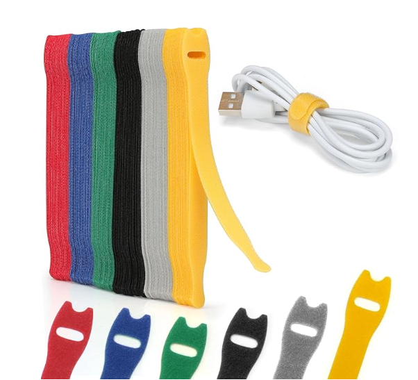 Custom Size Double Sided Strong Adhesive Hook Fastener Tape Eco-Friendly Straps Cable Ties