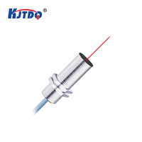 Capteur photoélectrique laser à réflexion diffuse KJT M5 IP67 ultra compact NPN PNP NO NC 10-30V 100mm, interrupteur utilisé sur machine, vente chaude