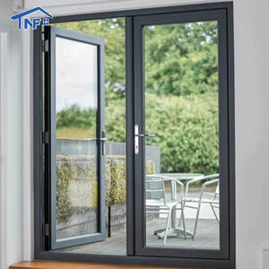 Pintu Prancis Aluminium Alloy Modern dengan Pembukaan Manual dan Solusi Desain Grafis untuk Aplikasi Eksterior - Product Image 3