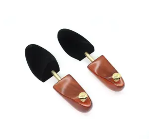 Custom European Display Shoe tree Flocking toe wooden heel Shoe Lasts Wooden Foam shoe tree Manufacturer - DS09A