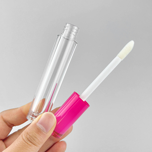 Vente en gros de tubes à gloss cosmétique en plastique de marque <span class=keywords><strong>KAIJIN</strong></span>, diamètre 18 mm, impression personnalisée, applicateur épais, grand applicateur - Product Image 2