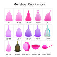 Copa Menstrual de Silicona de Grado Médico 100%, Reutilizable, Suave y Ecológica, Juego para el Cuidado Menstrual, Gran Oferta