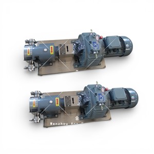 Pompe à lobes rotative sanitaire Ace 1,5 kW en acier inoxydable 304 316L de qualité alimentaire à haute viscosité pour huile et miel - Product Image 4