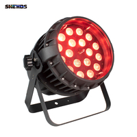 SHEHDS IP65 Par LED RGBWA UV 6en1 Zoom Wash 18*18W Luz DJ Impermeable para Eventos al Aire Libre