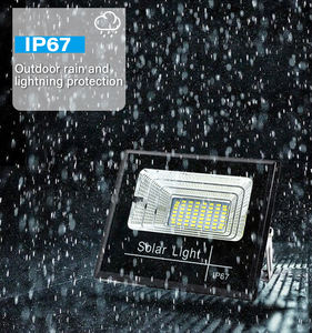 Lámpara <span class=keywords><strong>Solar</strong></span> para Exteriores de 100W 200W 300W, Reflector <span class=keywords><strong>Solar</strong></span> con Protección IP65 a Prueba de Agua, Luz de Inundación <span class=keywords><strong>Led</strong></span> <span class=keywords><strong>Solar</strong></span> - Product Image 4