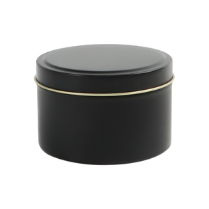 Contenedor de Metal sin costuras de 2oz, 4oz, 6oz, 8oz, vacío, redondo, oro rosa, blanco <span class=keywords><strong>mate</strong></span>, negro, bote, latas de vela - Product Image 6