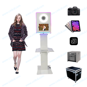 Mới Trong 2024 Bề Mặt Pro Ảnh Gian Hàng Máy Giá Cả Phải chăng Vòng Ánh Sáng Photobooth Cho Đám Cưới Phần Mềm Ứng Dụng Điều Khiển Photobooth - Product Image 1