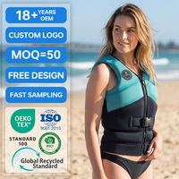 Gilet de sauvetage personnalisé en mousse PVC pour wakeboard, gilet de sauvetage en néoprène, gilet de ski nautique, Colete Salva Vidas, Giubbotto Di Salvataggio