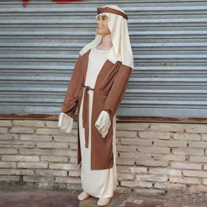 Disfraz <span class=keywords><strong>de</strong></span> San José Árabe para Adultos con Maquillaje <span class=keywords><strong>de</strong></span> Personajes Bíblicos, Traje <span class=keywords><strong>de</strong></span> Pastor <span class=keywords><strong>de</strong></span> Oriente Medio, Dubai, Túnica - Product Image 4