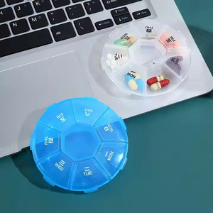 Wholesale Promotional Portable Plastic Travel Pill case Personalized Pill case