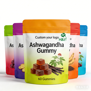 Gomitas <span class=keywords><strong>de</strong></span> Ashwagandha para Mejorar el Rendimiento Masculino, Suplemento con Magnesio, Melena <span class=keywords><strong>de</strong></span> León, L-teanina, <span class=keywords><strong>Miel</strong></span>, Musgo Marino y Shilajit - Product Image 3