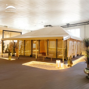 Tende da Safari di Lusso per <span class=keywords><strong>Glamping</strong></span> con Bagno, Struttura in Legno e Tela per Hotel, <span class=keywords><strong>Resort</strong></span> e Abitazioni Private Personalizzate - Product Image 4