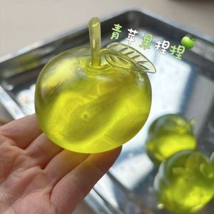 Juguete Antiestrés Creativo de Té Verde y Manzana Verde en Forma de Bola, Juguete de Rebote Lento con Maltosa y Aceite de Coco, Té Verde Creativo - Product Image 5
