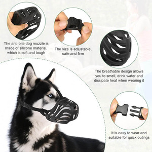 Trọng Lượng Nhẹ Bền Thoáng Khí Vật Nuôi Mõm Có Thể Điều Chỉnh Siêu Chó Mõm Giỏ Cho Chải Chuốt Và Đào Tạo - Product Image 5