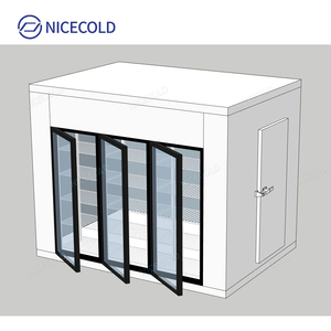 ตู้เย็นประตูกระจกแบบบิวท์อินสำหรับใช้ในห้องแสดงความเย็นถ้ำเบียร์ - Product Image 3
