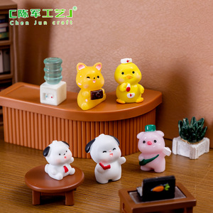 ตุ๊กตาสัตว์น่ารักชุนจุน บลายด์บ็อกซ์ ของตกแต่งสวนบ้าน ของเล่นจิ๋วขายดี - Product Image 5