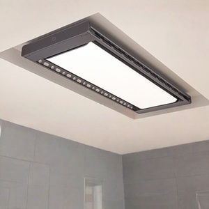 Tendedero eléctrico ultrafino empotrado con control remoto oculto, elevable, dedicado para balcones - Product Image 1