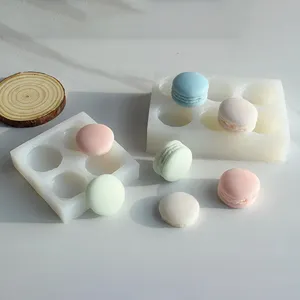Оптовая продажа, силиконовая форма для макарон с 6 ячейками, силиконовые формы для мыла, формы для торта