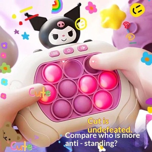 Machine de jeu rapide anti-stress pour enfants, version chinois-anglais, en plastique, à base de rythme, défi Whack-a-mole - Product Image 4
