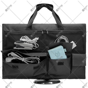 Laptop <b>Bag</b> 24 Inch Portable <b>Computer</b> Monitor Carrying Case Dustproof Travel Storage Black Multipurpose Business Use - Product Image 4