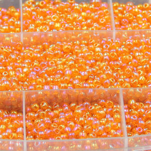 ลูกปัดแก้วขนาดเล็กขนาด4มม. ลูกปัดเมล็ดแก้วกลมสำหรับทำเครื่องประดับแบบทำมือ - Product Image 3