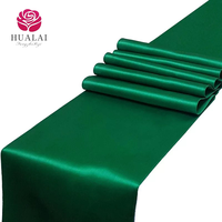HT-TC-Z003 Chemins de table tissés 13x108 pouces bleu rouge violet 100% polyester durables et écologiques