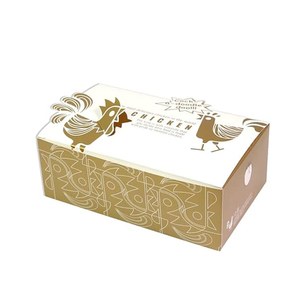 Caja para Hamburguesas de Pollo Frito Ecológica con Impresión Personalizada y Opción de Grabado en Relieve para Cajas de Envío de Sushi y Comida para Bebés, Papel de Grado Alimenticio - Product Image 5