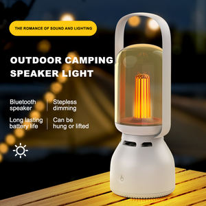 USB Rechargeable Retro design Desk oil <strong>candle</strong> Lamp Kerosene <strong>Lantern</strong> Decorative Table Lamp LED Camping <strong>Lantern</strong> with speaker - Product Image 2