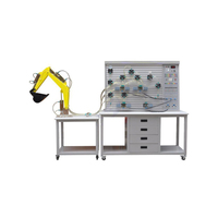 Système de laboratoire de formation en hydraulique pour excavatrices, avec contrôle PLC transparent, équipement pédagogique et simulateur professionnel