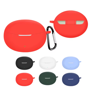 Hot bán tai nghe Silicone bảo vệ trường hợp bìa với <span class=keywords><strong>Keychain</strong></span> cho Oppo enco không khí 3 Pro - Product Image 5