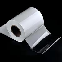 Rollo de Papel Adhesivo Transparente Brillante para Impresión de Inyección de Tinta, Núcleo de 3 Pulgadas, Película Imprimible Transparente Resistente al Agua para Todas las Impresoras de Inyección de Tinta