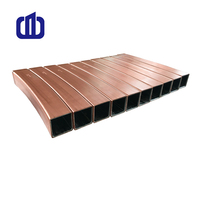 Tube carré en cuivre de 115x115 mm pour CCM |   Pièce de rechange pour machine de coulée continue pour ligne de coulée de billettes - Cu-Ag/Cu-Cr-Zr