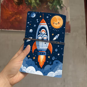 Cahier <span class=keywords><strong>de</strong></span> Luxe Délicat A6 Pages Rechargeables à Bord Métallique Grand Cadeau <span class=keywords><strong>de</strong></span> Graduation pour les Diplômés Convient à la Planification <span class=keywords><strong>de</strong></span> Carrière - Product Image 3