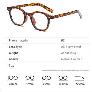 Verre Pc mode à la mode croix blanc concepteur rétro cadre hommes unisexe Anti lumière bleue presbytie lunettes de lecture lunettes optiques - Product Image 4