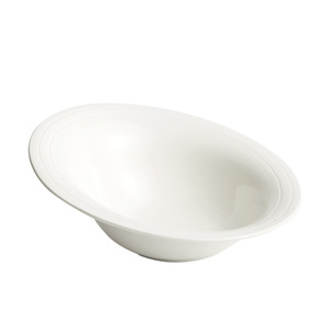 Bol à salade en céramique surélevé et incliné, origine Quanzhou, grande valeur esthétique, grande taille pour légumes, vaisselle de style japonais - Product Image 5