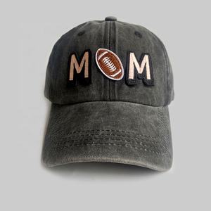Casquette de baseball brodée <span class=keywords><strong>Rugby</strong></span> Football Mom Casquette de sport Duckback pour hommes et femmes Vente en gros - Product Image 4